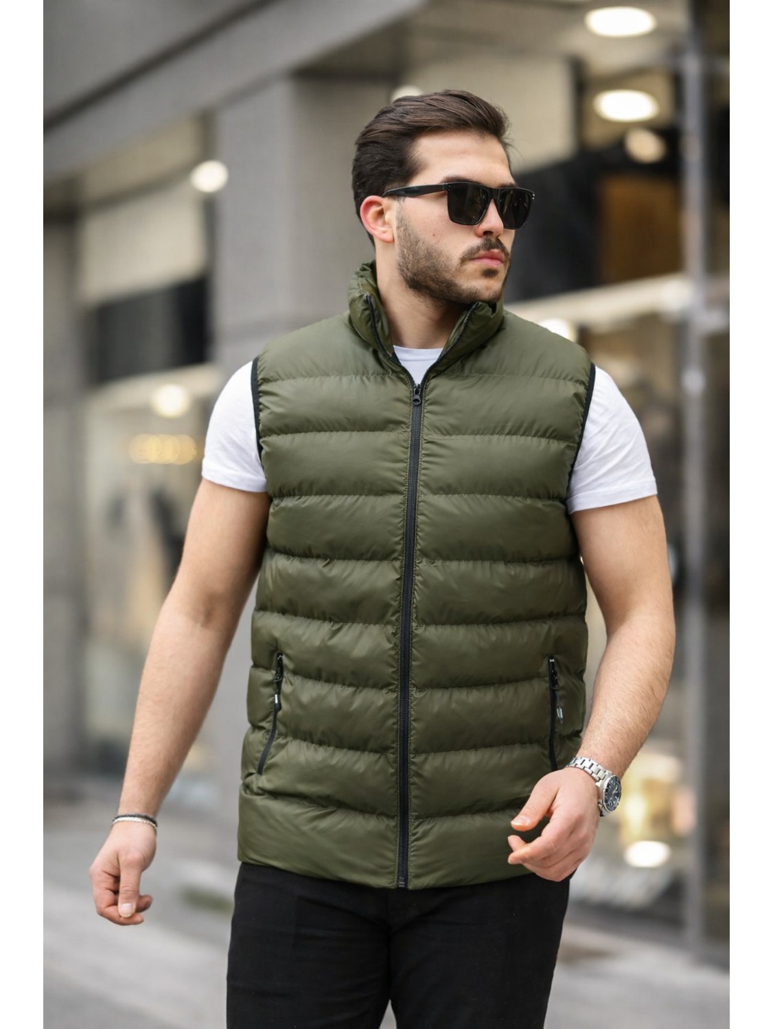 Comstar Erkek Siyah Şişme Yelek görsel 5