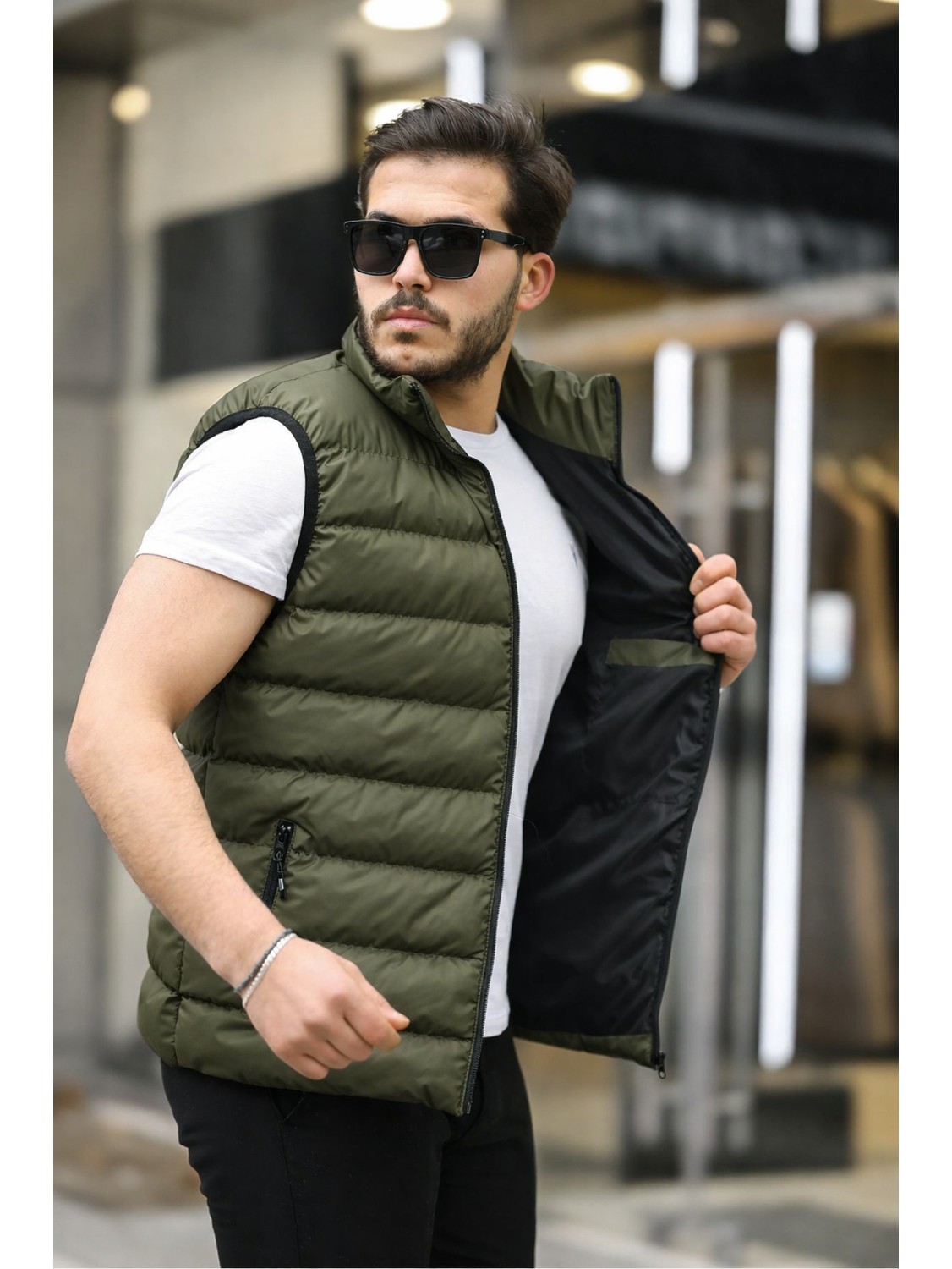 Comstar Erkek Siyah Şişme Yelek görsel 7