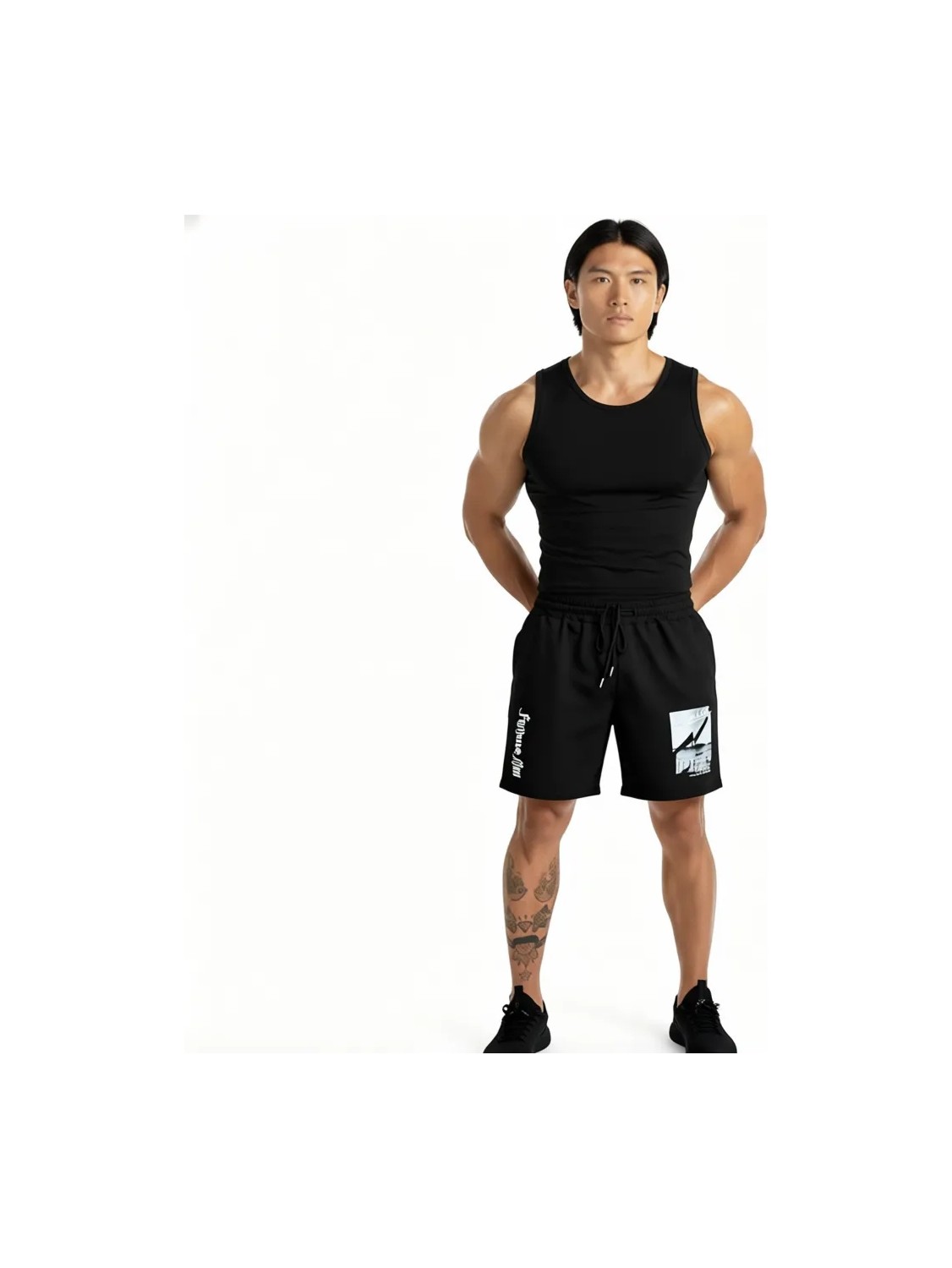 DAXİS Sportwear Company Baskılı Kısa Şort-Daxis Sportwear Company görsel 8