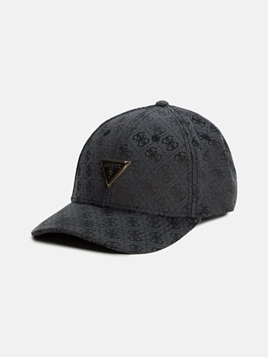 Guess Katya Jakarlı Logo Baskılı Şapka Antrasit Polyester Malzeme Desenli Günlük Kullanım İçin görsel 6