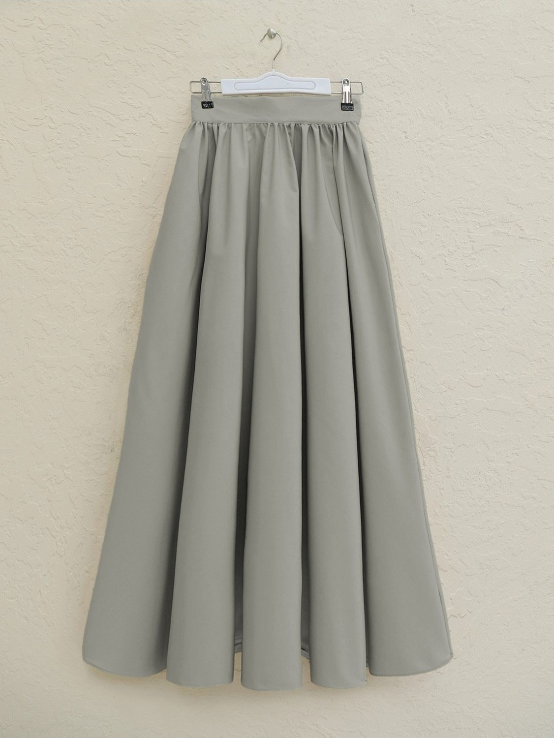 Moda Morfo Cepli Pliseli Bondit Etek -Taş