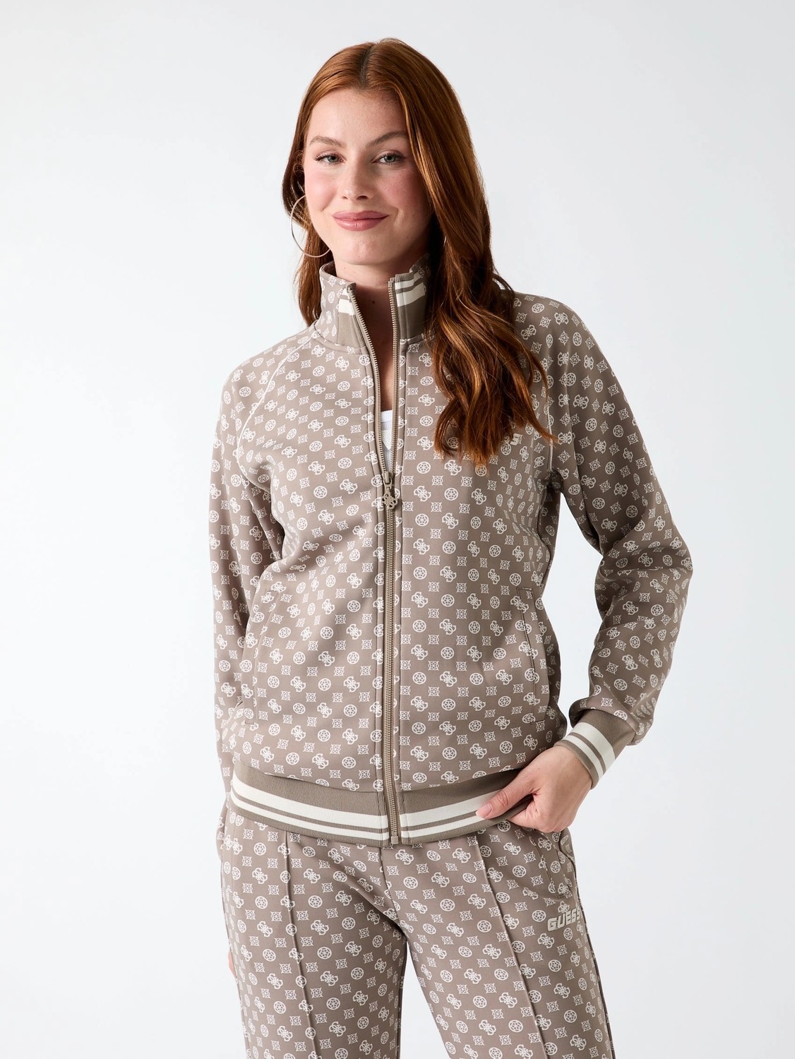 Guess Aggie Kadın Aktif Scuba Sweatshirt