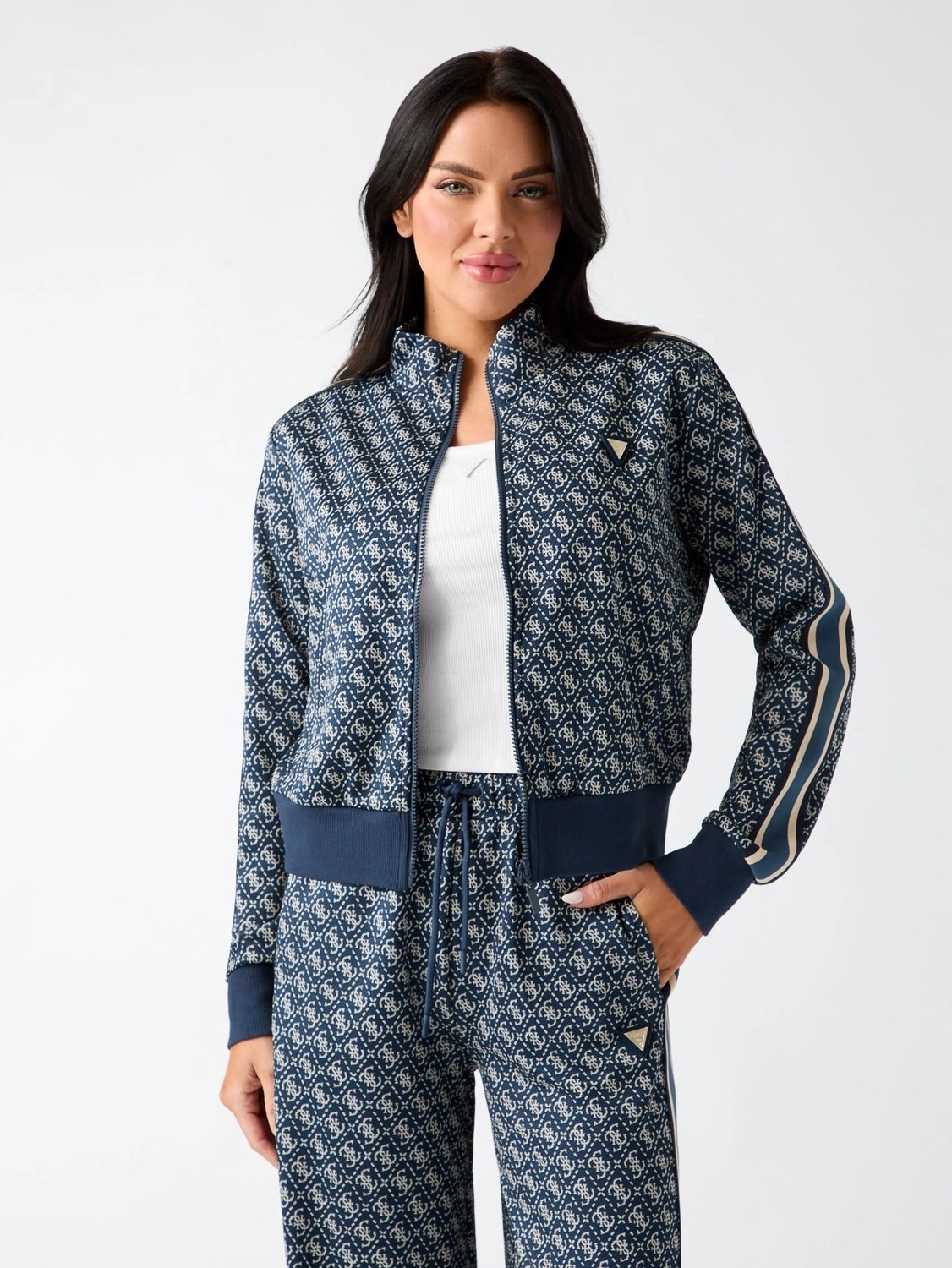 Guess Allover Kadın Aktif Sweatshirt