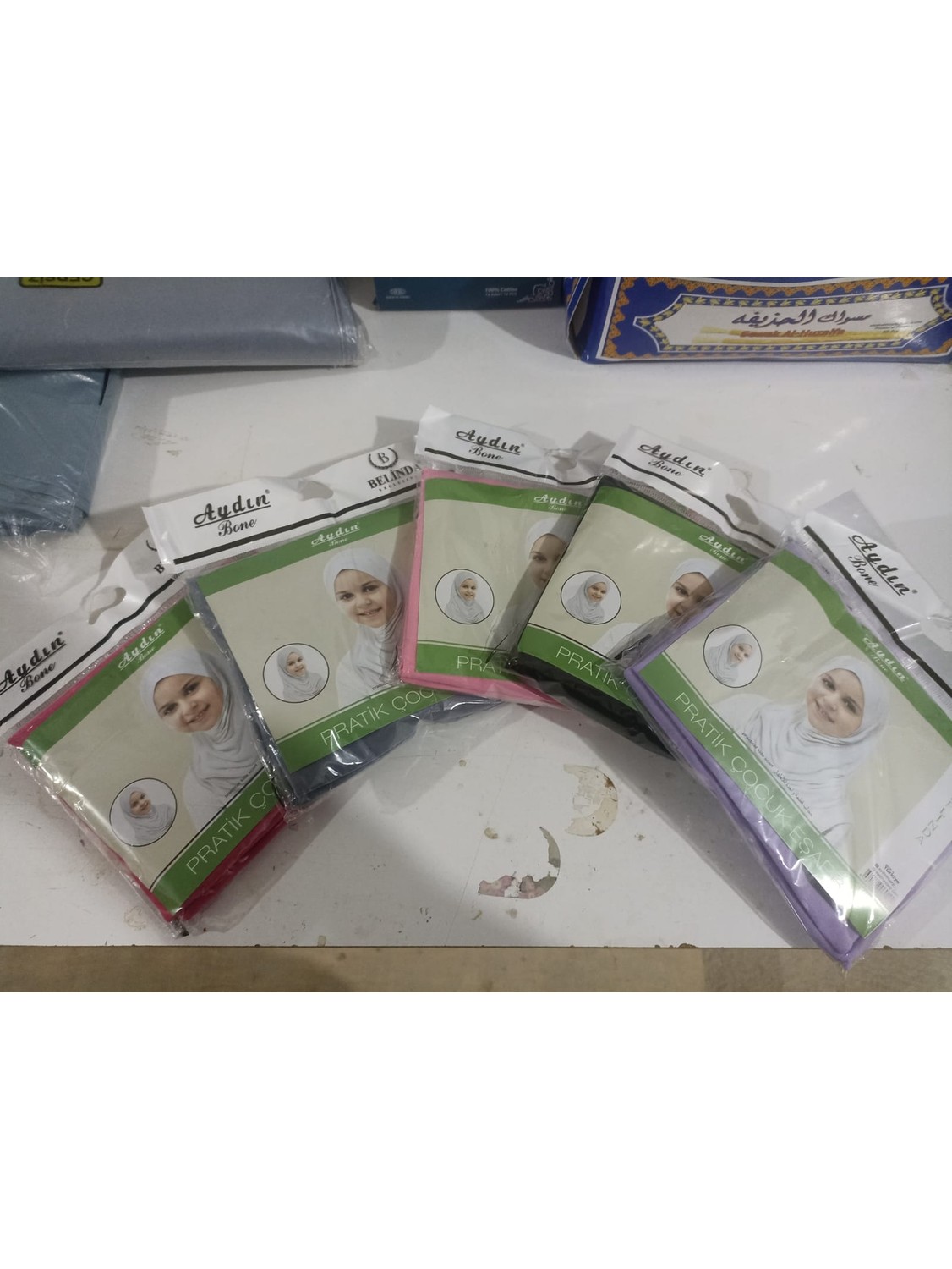 Minawish Kaliteli Pratik Çocuk Eşarbı-Boyunluklu Bone görsel 2
