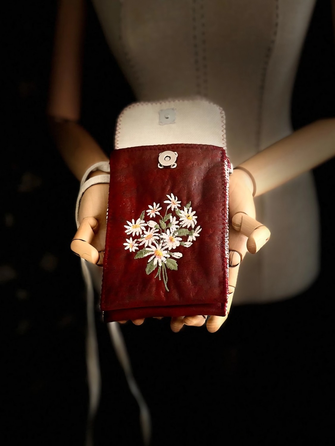 Ggart Handmade Meadov Nakış Işlemeli Telefonluk, Telefon Çantası V10 görsel 8