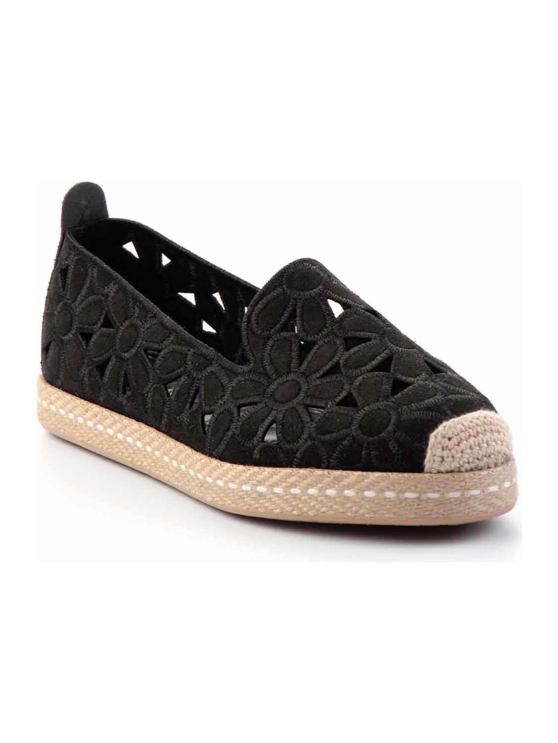 Bambi Vizon Süet Kadın Espadril K01117992302 görsel 7