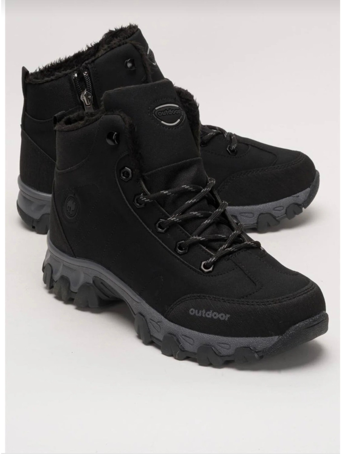 Liger Soğuk Geçirmez Unisex Uzun Outdoor Trekking Bot Ayakkabı KAHVERENGİ görsel 2