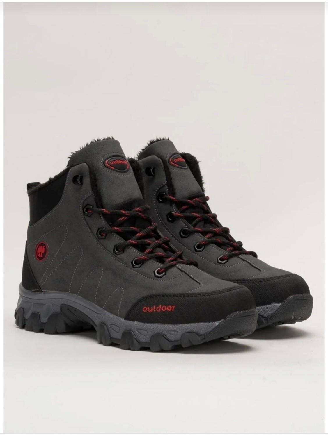 Liger Soğuk Geçirmez Unisex Uzun Outdoor Trekking Bot Ayakkabı KAHVERENGİ görsel 5