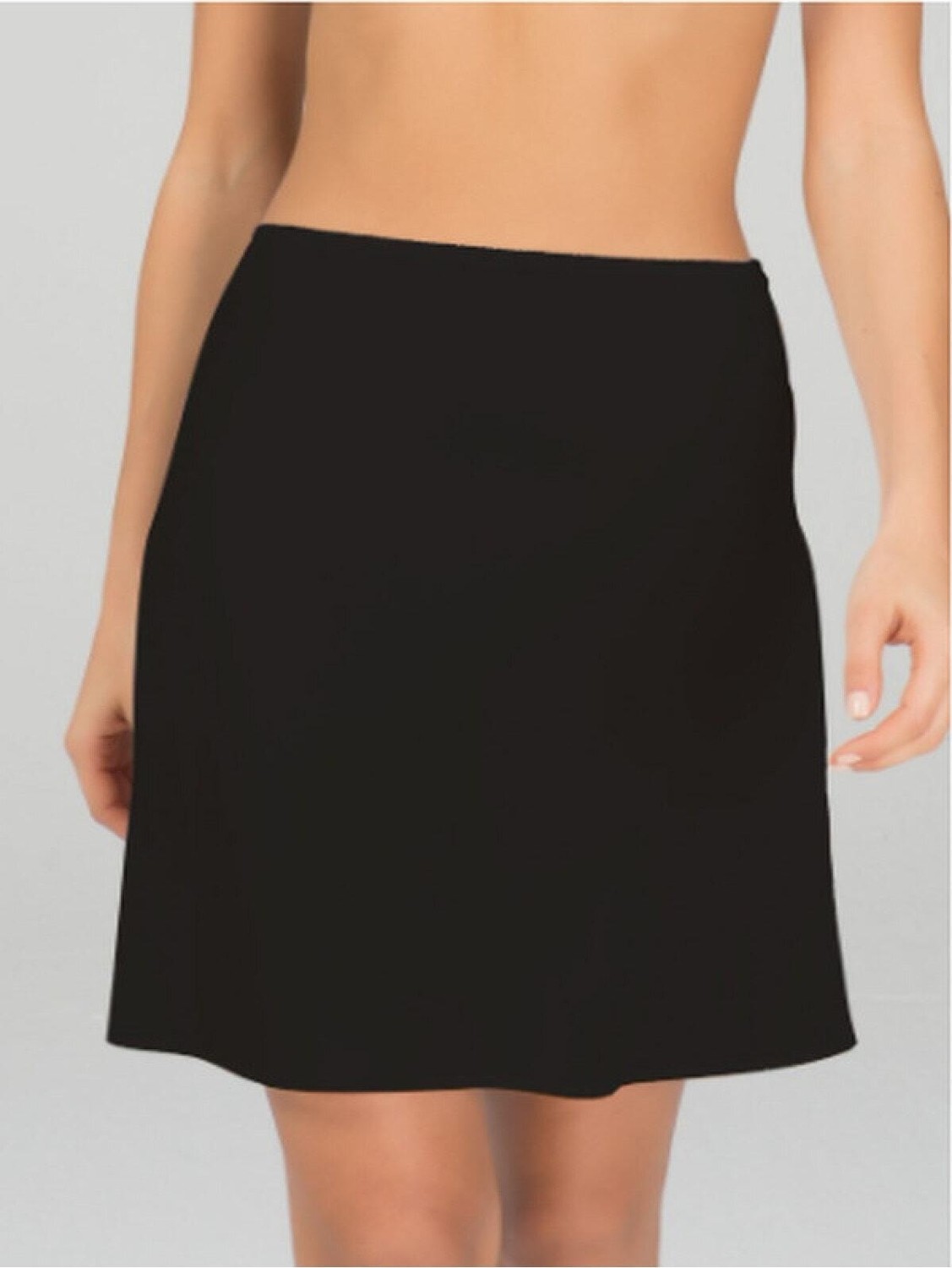 Kom Kadın Basic Midi Jüpon %100 Mikro Polyester Materyal ile Rahat Kullanım görsel 4