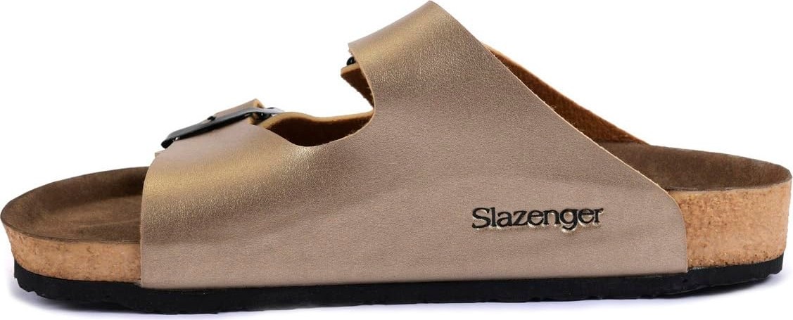 Die Grup Slazenger Lens Kadın Altın Terlik görsel 4