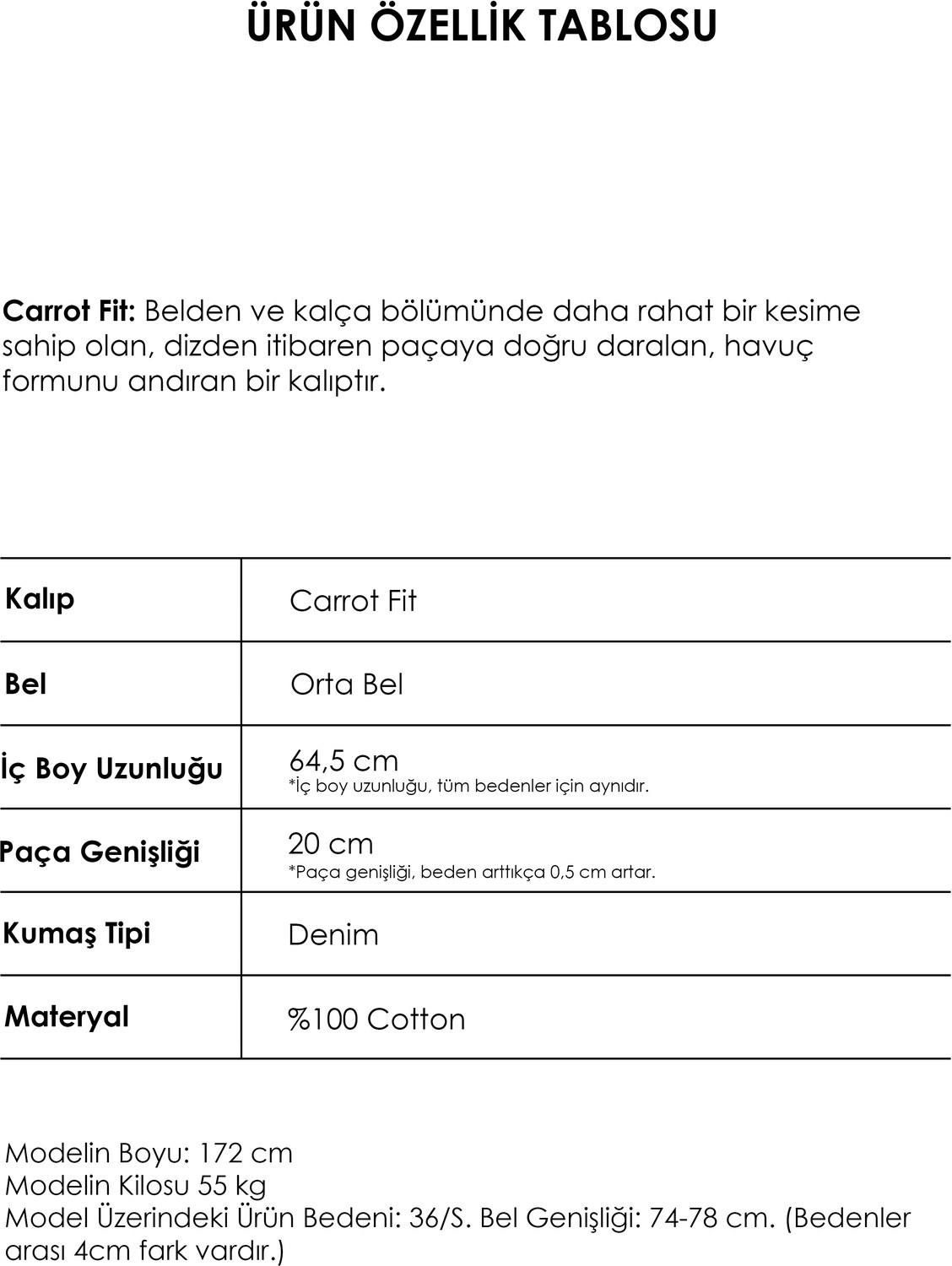 It's Basic Kadın Snow Kot Rengi Venüs Carrot Fit Rahat Kalıp Yüksek Bel Denim Jean görsel 4
