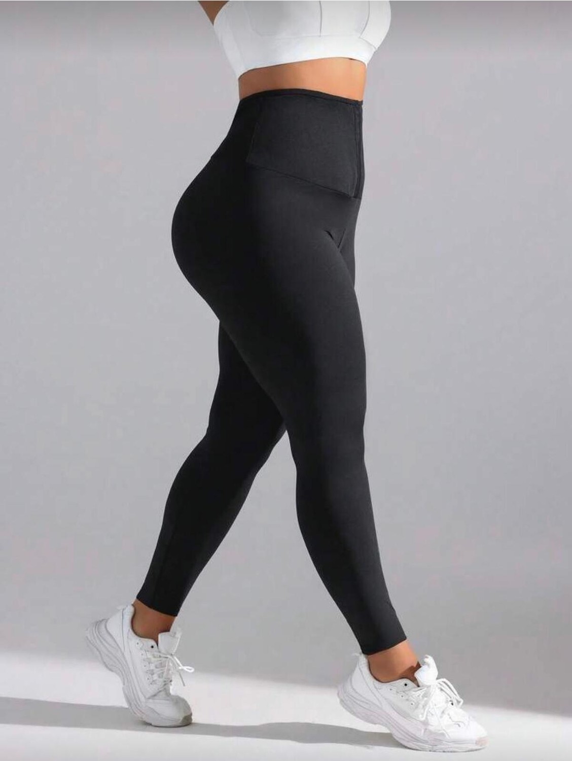 Fit Women Toparlayıcı Yüksek Bel 3 Kademeli Agraflı Termal Tayt görsel 3