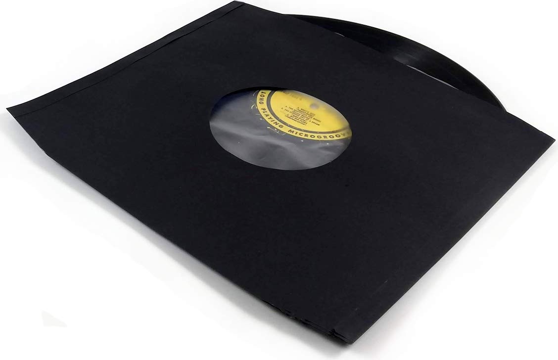 Aesco Çıtırtılı Sesler Siyah Antistatik Lp (12") Plak Zarfı (20 Adet)
