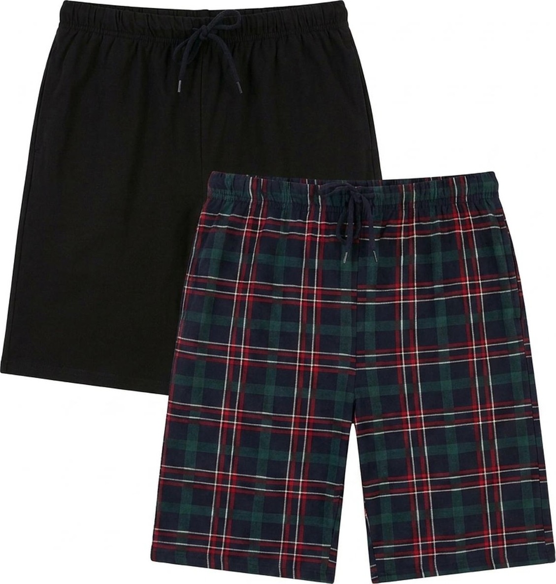 Buratti Pamuklu Regular Fit Bağlamalı Cepli 2'li Pijama Paket Şort Erkek Şort 6574004S2