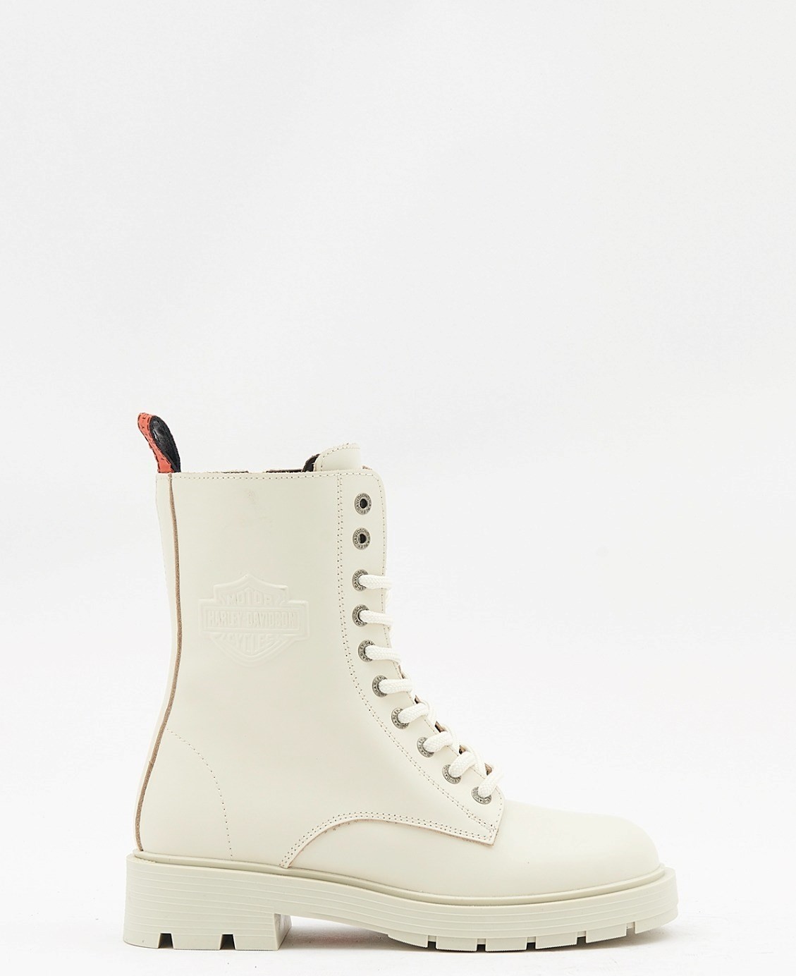 Harley Davidson Harley-Davidson Cree Kadın Bot, Hakiki Deri, Kauçuk Taban, Siyah Deri / Off White Deri, Günlük & Outdoor Kullanım görsel 6