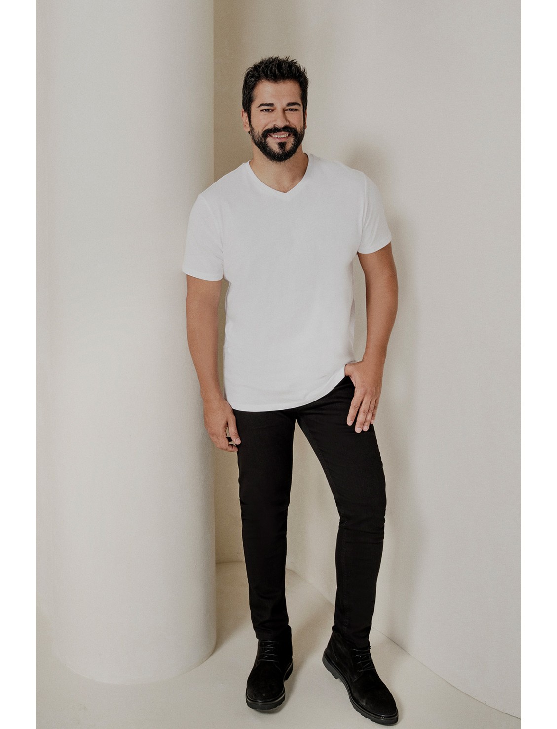 Altınyıldız Classics 2'li Paket Slim Fit Dar Kesim Pamuklu Basic Tişört görsel 4