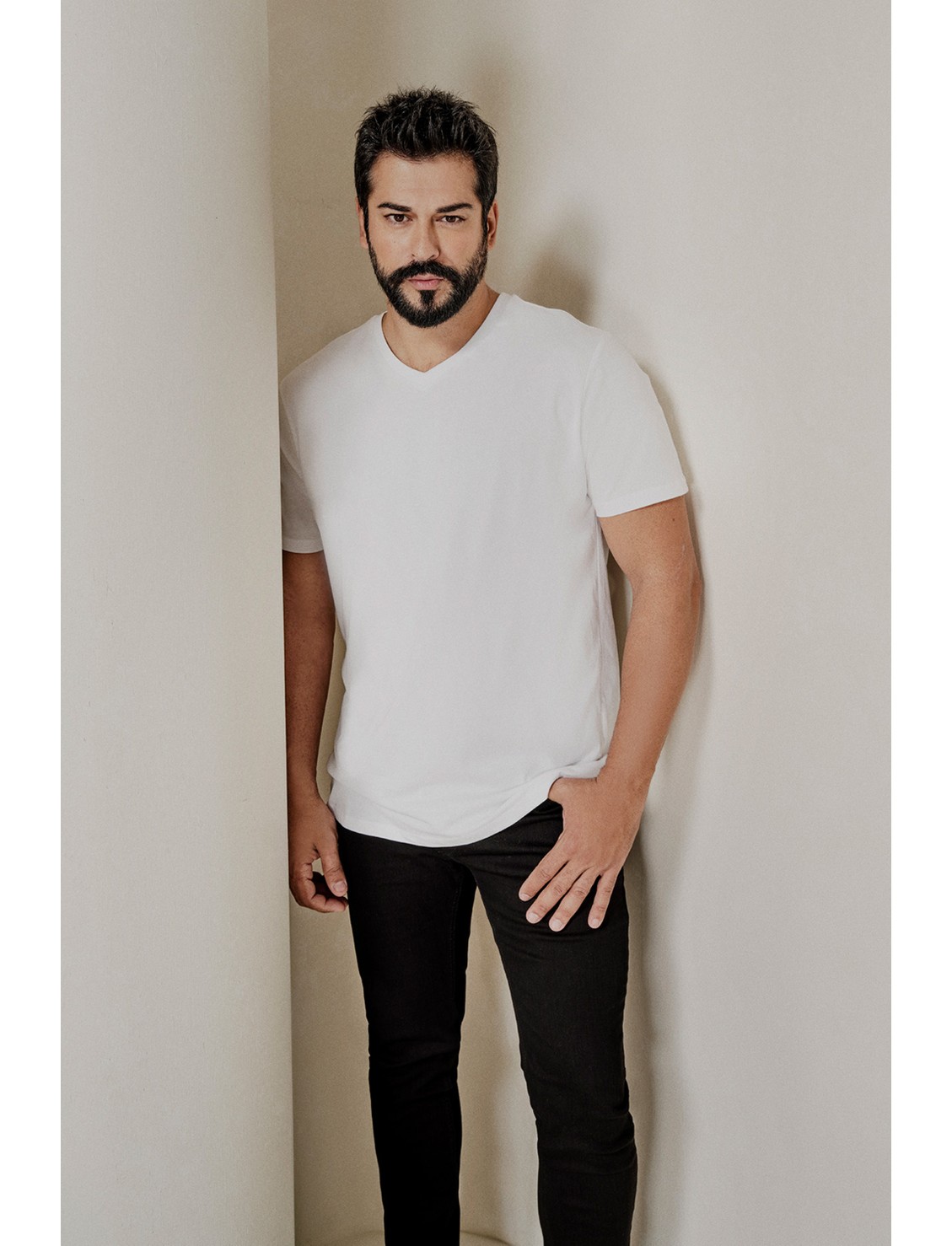 Altınyıldız Classics 2'li Paket Slim Fit Dar Kesim Pamuklu Basic Tişört görsel 5