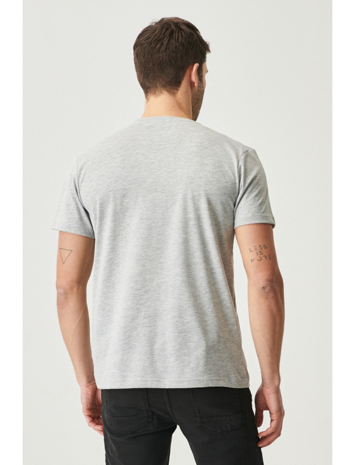 Altınyıldız Classics 2'li Paket Slim Fit Dar Kesim Pamuklu Basic Tişört görsel 6
