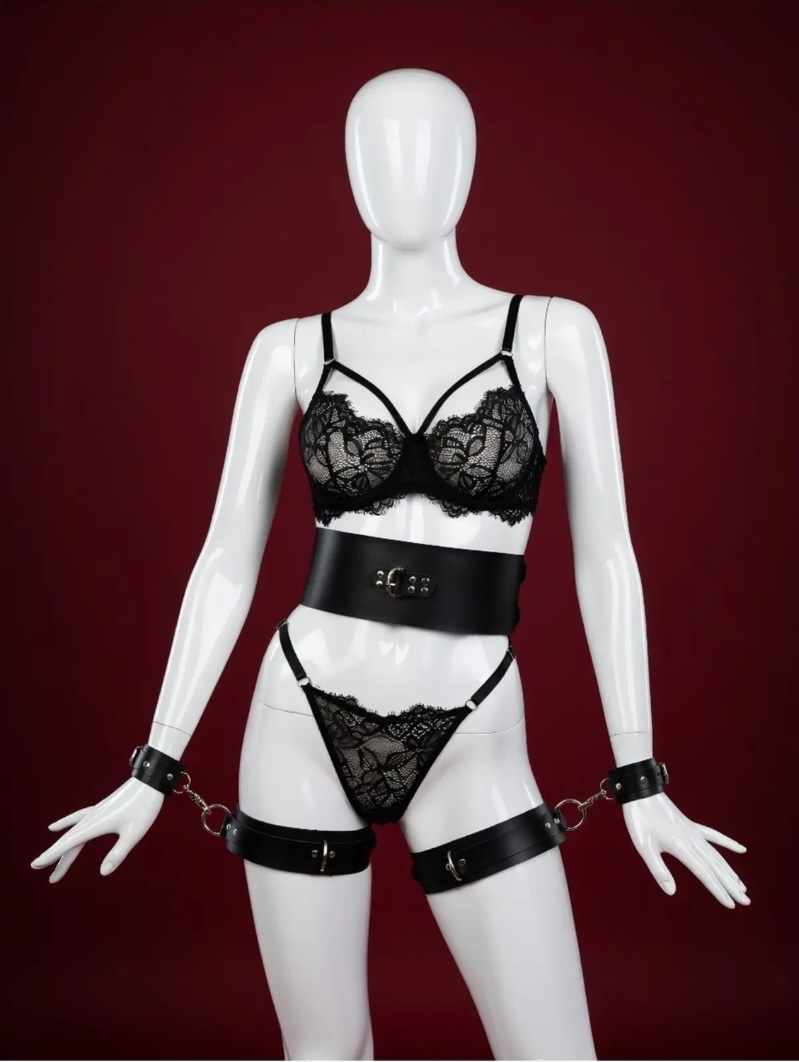 Luna Vanessa Body Deri Kostüm -2088-AYS-KO-M