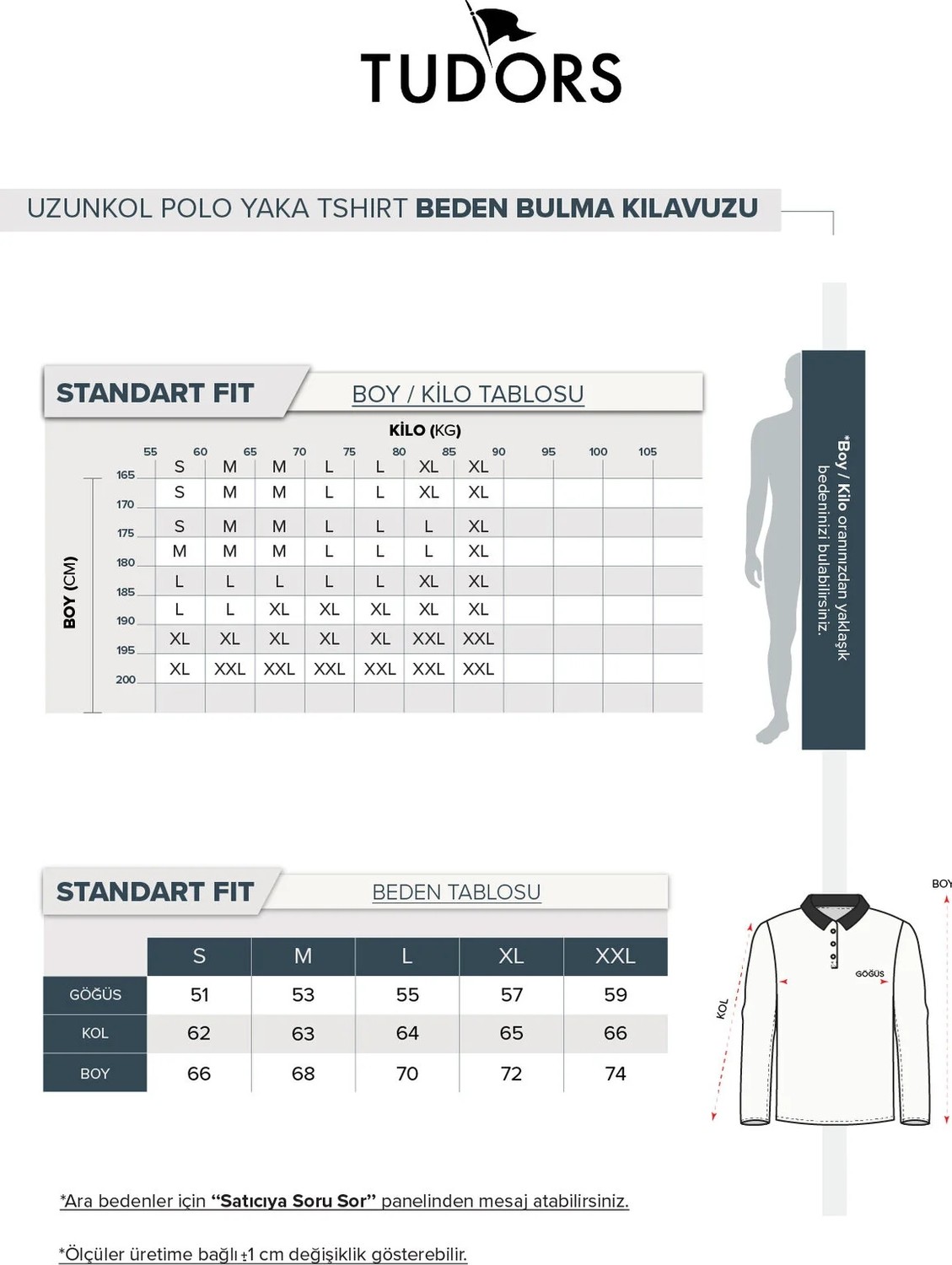 Tudors Erkek Standart Fit Rahat Kesim Pamuklu Yumuşak Dokulu Düz Pike Uzun Kollu Lacivert Polo Yaka Tişört görsel 6