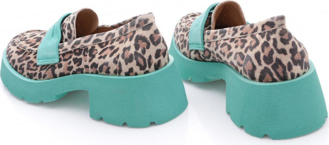 DGN 3015 Kalin Taban Loafer Kadin Ayakkabi görsel 3