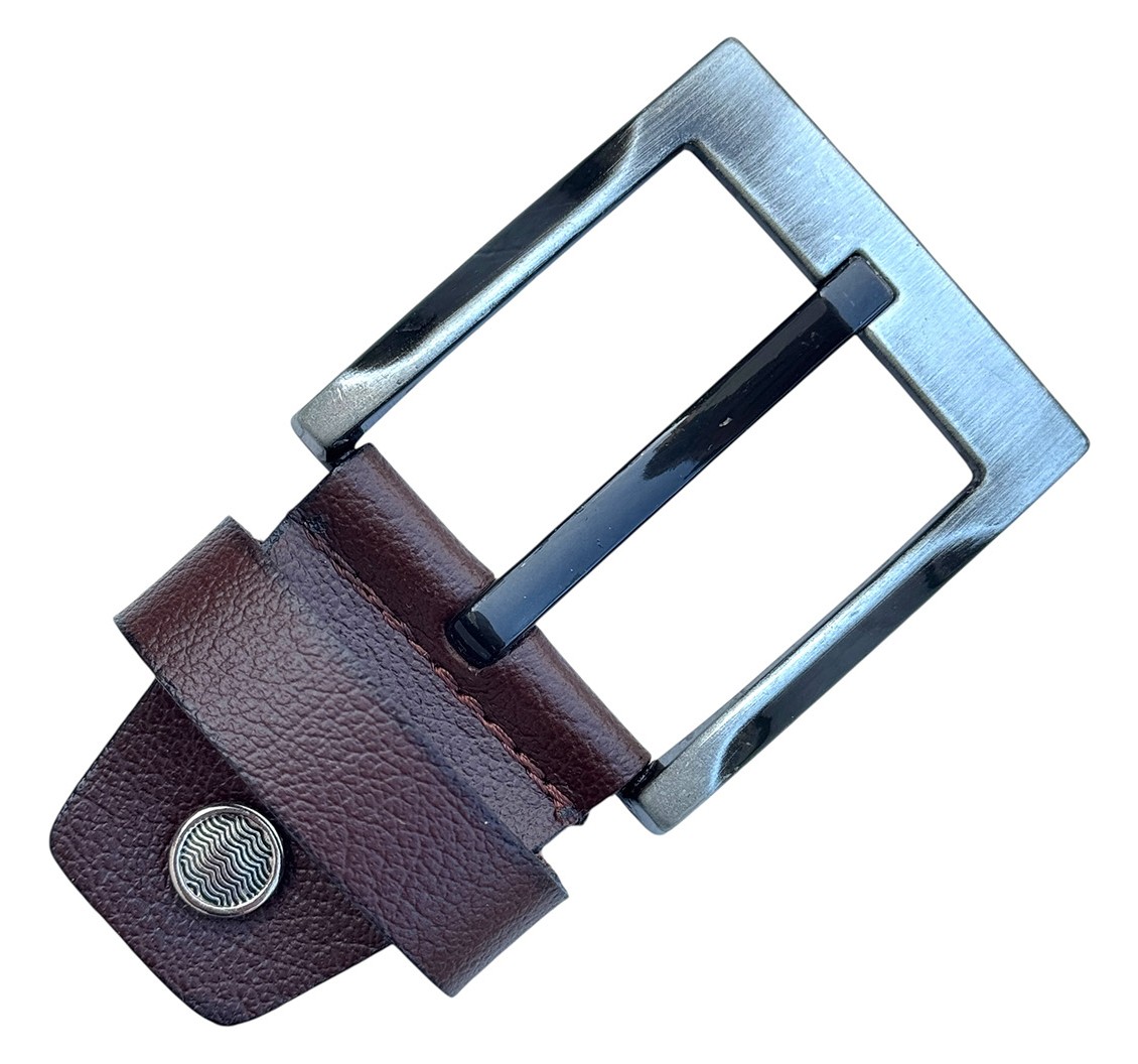 Süzer Deri 4.5 Cm. Yedek Kemer Tokası Vidalı Deri Taba görsel 8