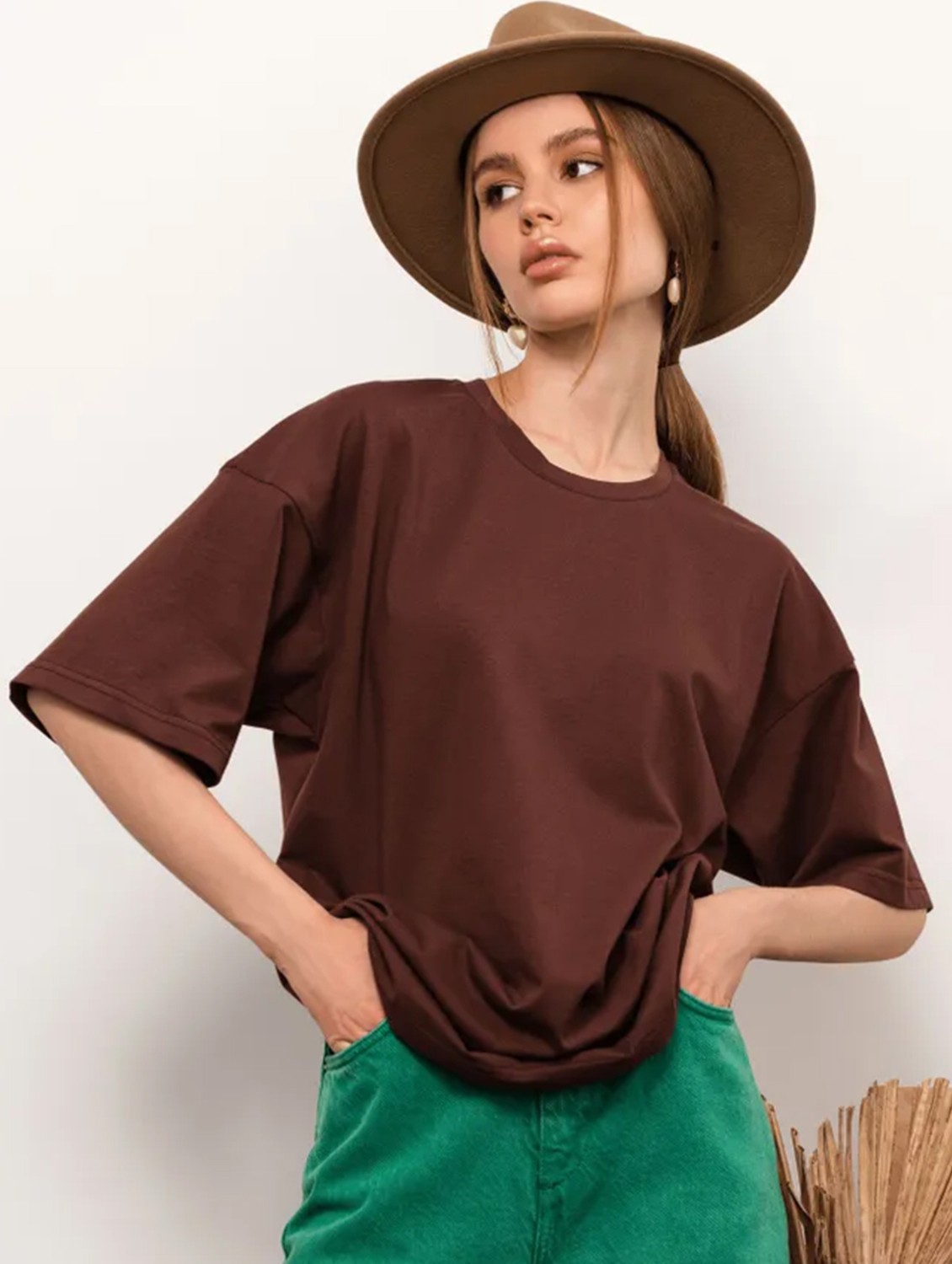 Trendypassion Only Trendwear Unisex Pamuklu Oversize Basic Tshirt