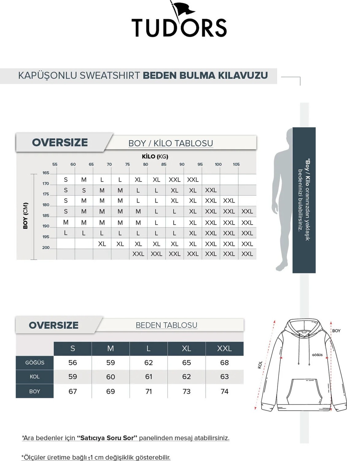Tudors Unisex Relax Fit Rahat Kesim Pamuklu İçi Polarlı Çift Cepli Fermuarlı Siyah Kapüşonlu Sweatshirt görsel 6