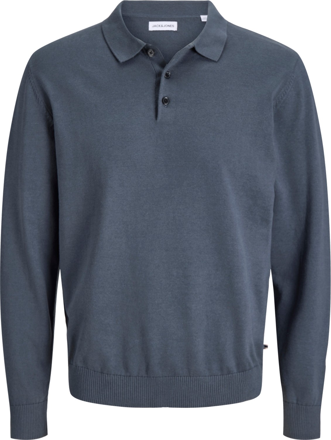 Jack & Jones Erkek Regular Fit Polo Yaka Triko Kazak - Basic görsel 7