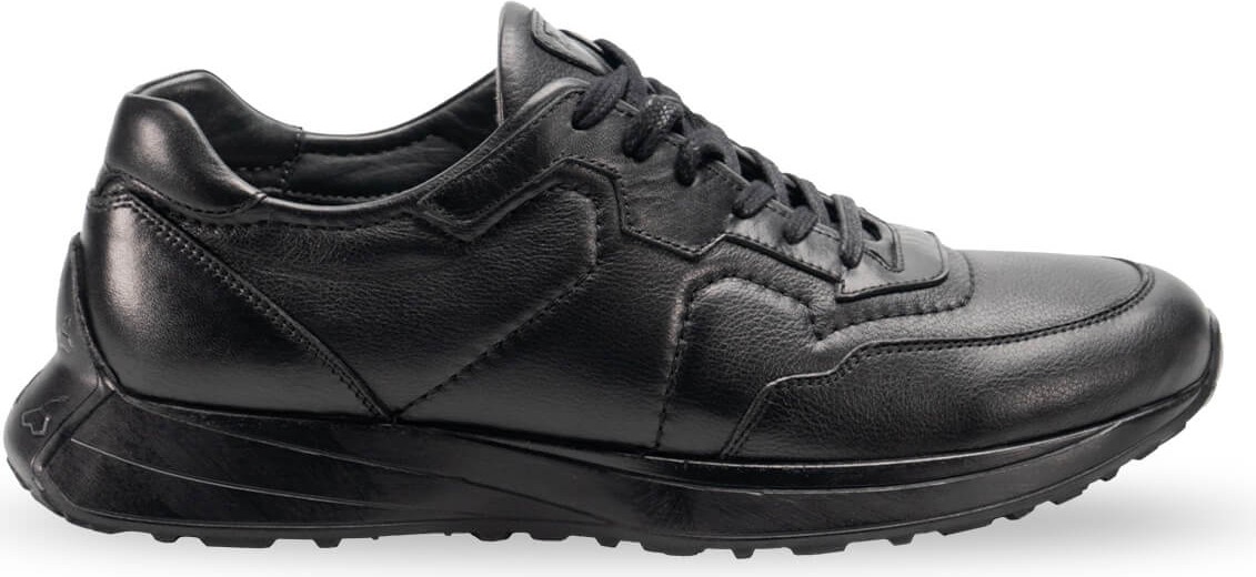 Forelli Bruno 50308-G Siyah Erkek Günlük Deri Comfort Ayakkabı görsel 2