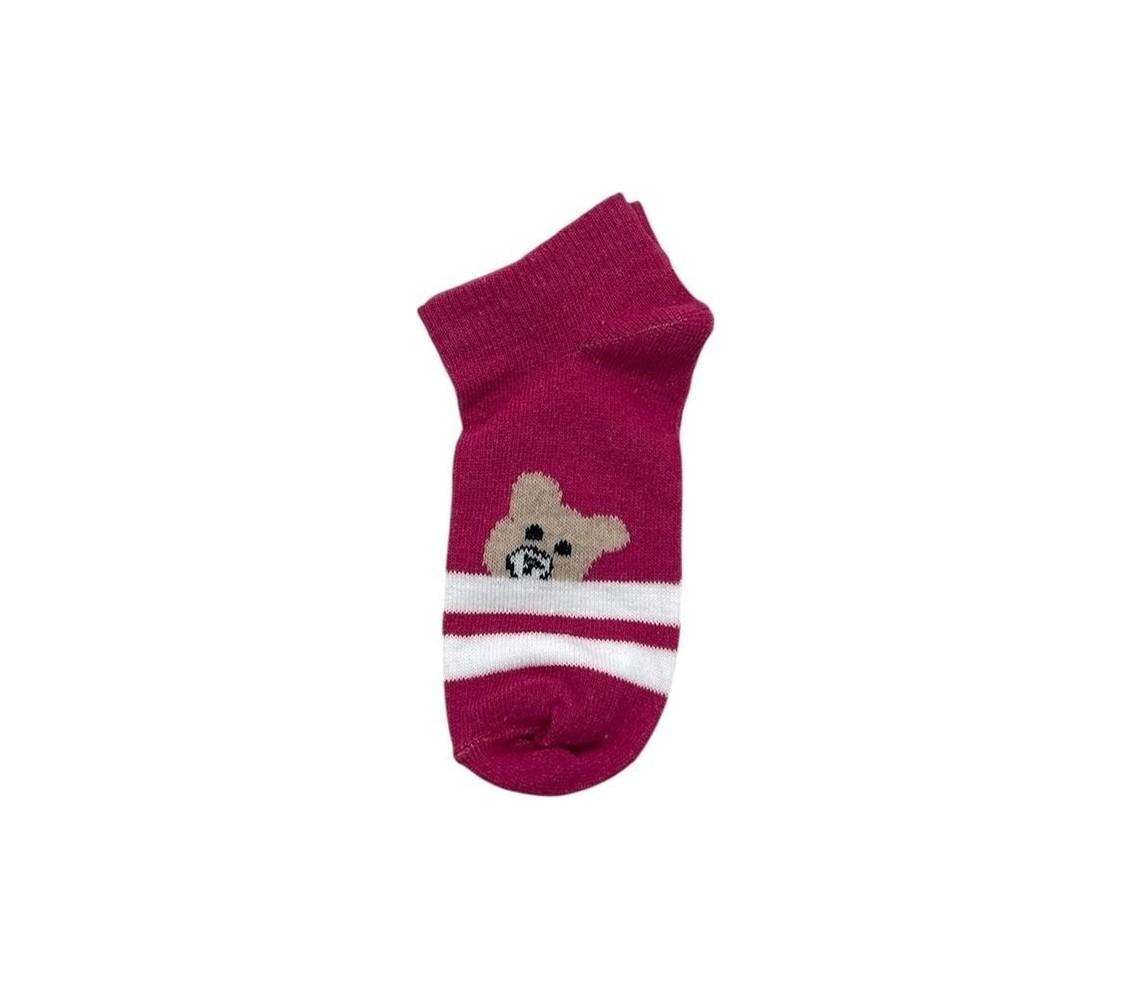 Black Arden Socks Renkli Kız Çizgili Desenli Çocuk Patik Seti 7'li Okul Günlük Mevsimlik görsel 7