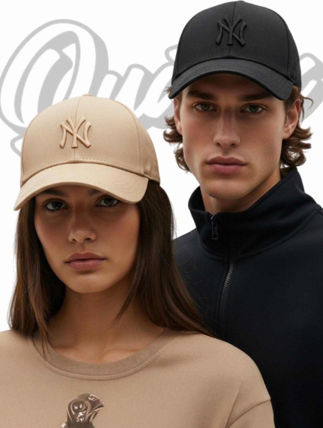 Quatex Unisex Ny 3'lü Kırmızı Set Şapka %83 Pamuk Desenli Renkli Tasarım Güneş Koruması