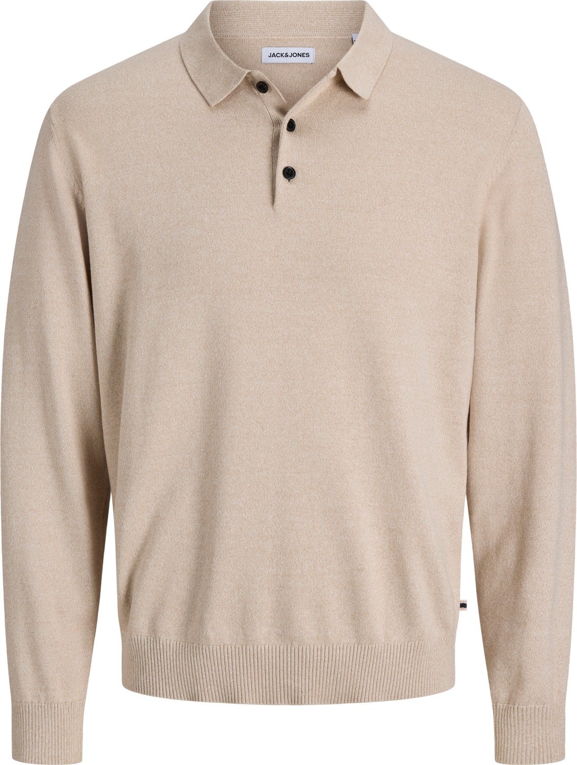Jack & Jones Erkek Regular Fit Polo Yaka Triko Kazak - Basic görsel 2