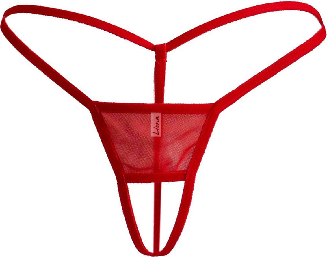 Marsilyan Fantazi Iç Giyim Kadın Mini Kırmızı Fantezi G String