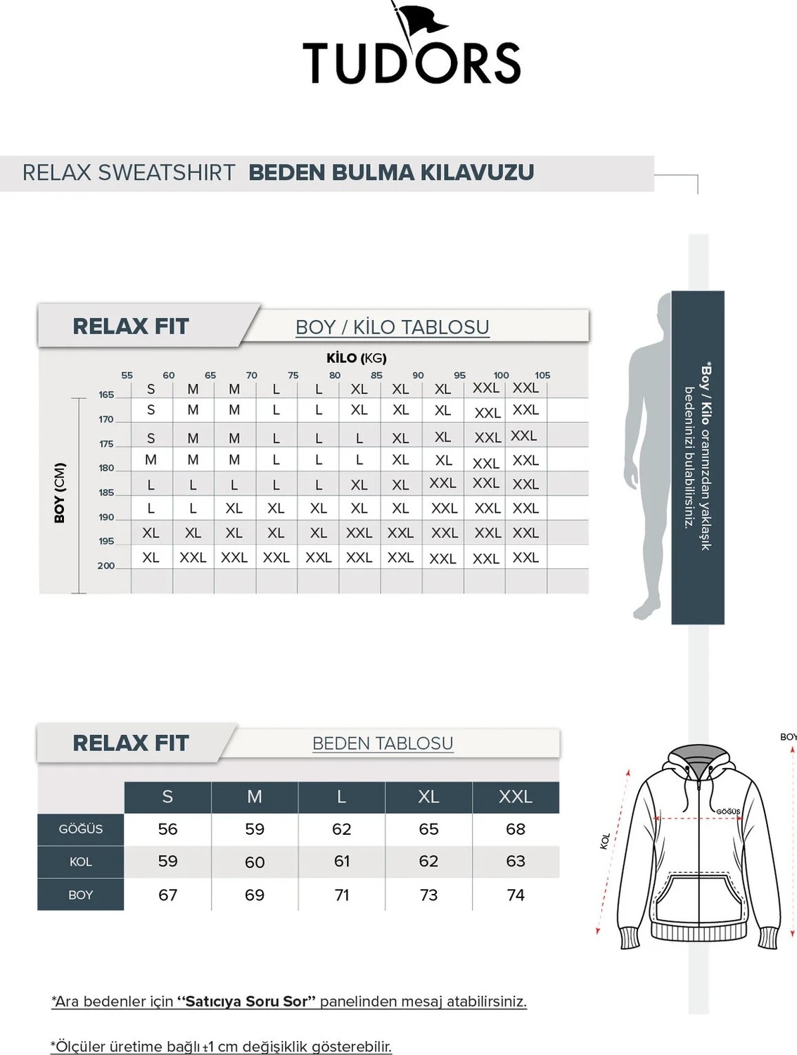 Tudors Unisex Relax Fit Rahat Kesim Pamuklu İçi Polarlı Çift Cepli Fermuarlı Beyaz Kapüşonlu Sweatshirt görsel 6