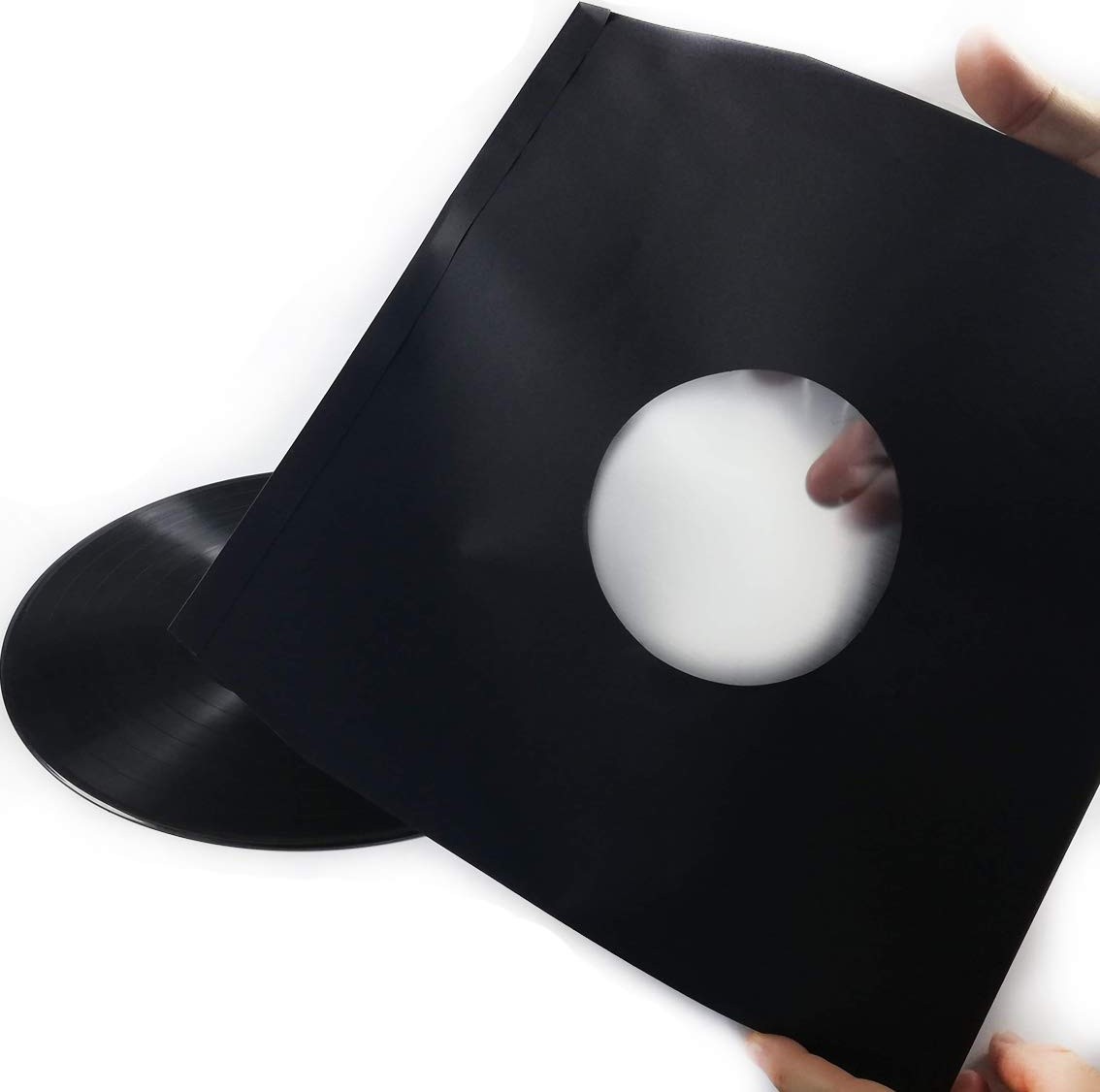 Die Grup Çıtırtılı Sesler Siyah Antistatik Lp (12") Plak Zarfı (20 Adet) görsel 3