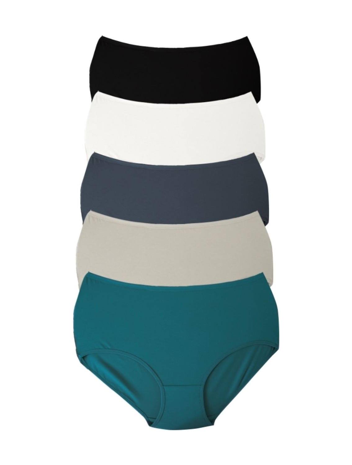Alya Underwear Kadın Büyük Beden Külot Battal Full Brief (8xl, 9xl, 10xl) 5 Adet Beyaz görsel 6
