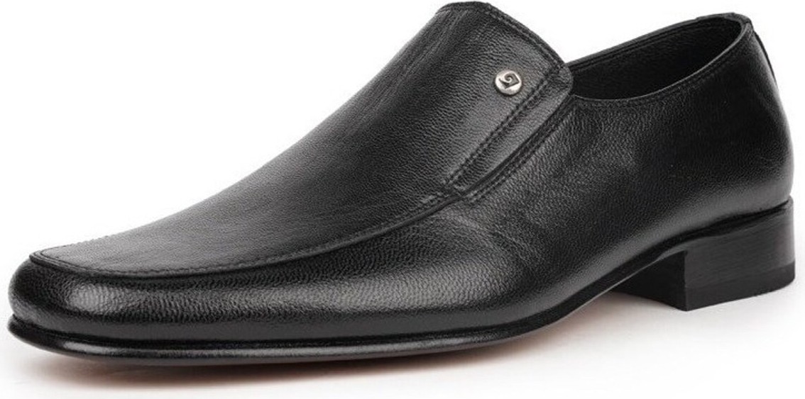 Pierre Cardin 3603 Erkek Siyah Kösele Hakiki Deri Ayakkabı görsel 5