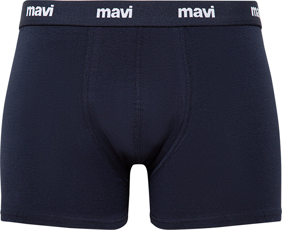 Mavi 3lü Baskılı Lacivert Boxer 0911505-70490 görsel 5