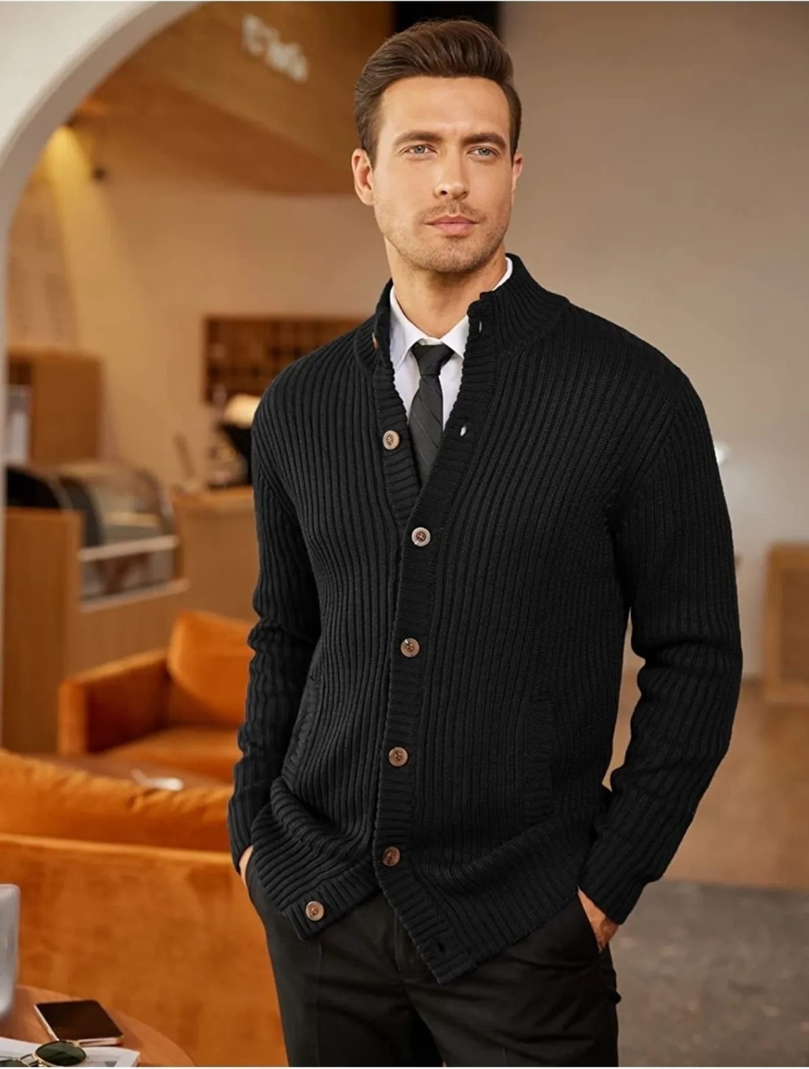 Youknitwear You Elke Erkek Triko Hırka