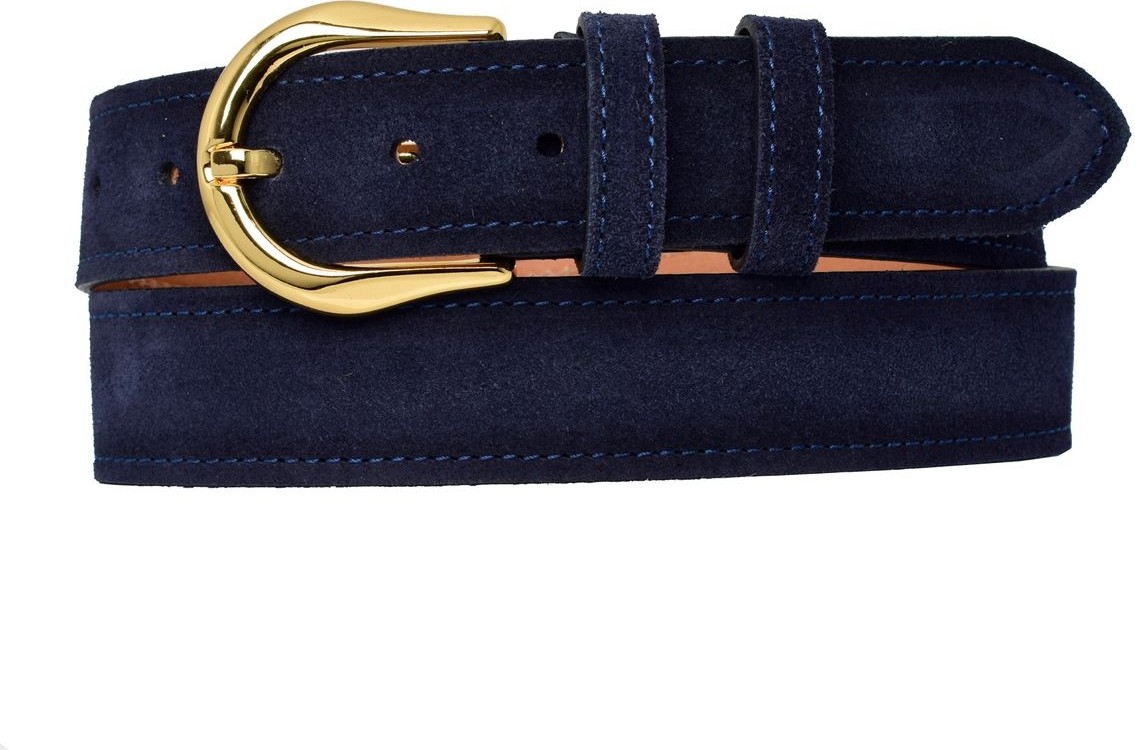 GoDeri %100 Hakiki Deri, Gold Tokalı 4 cm Süet Sütlü Kahverengi Kadın Kemeri; Kot, Spor Kemer=süet.70.sütka