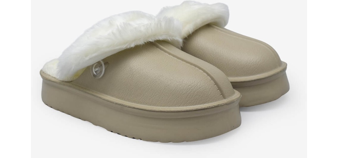 Pierre Cardin Kadın Peluşlu Ev Terliği Siyah PC-55332 görsel 7