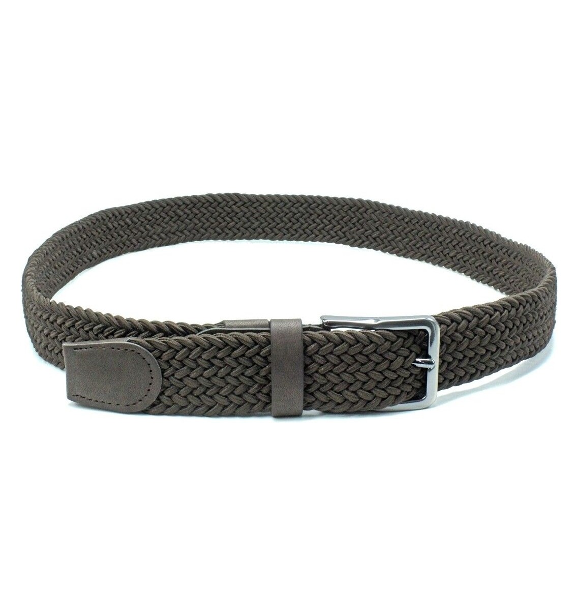 Pino44 Örgü Lastik Kemer 3,5cm - Şort Kemeri - Kot Kemeri - Kanvas Pantolon Kemeri - Beyaz görsel 7