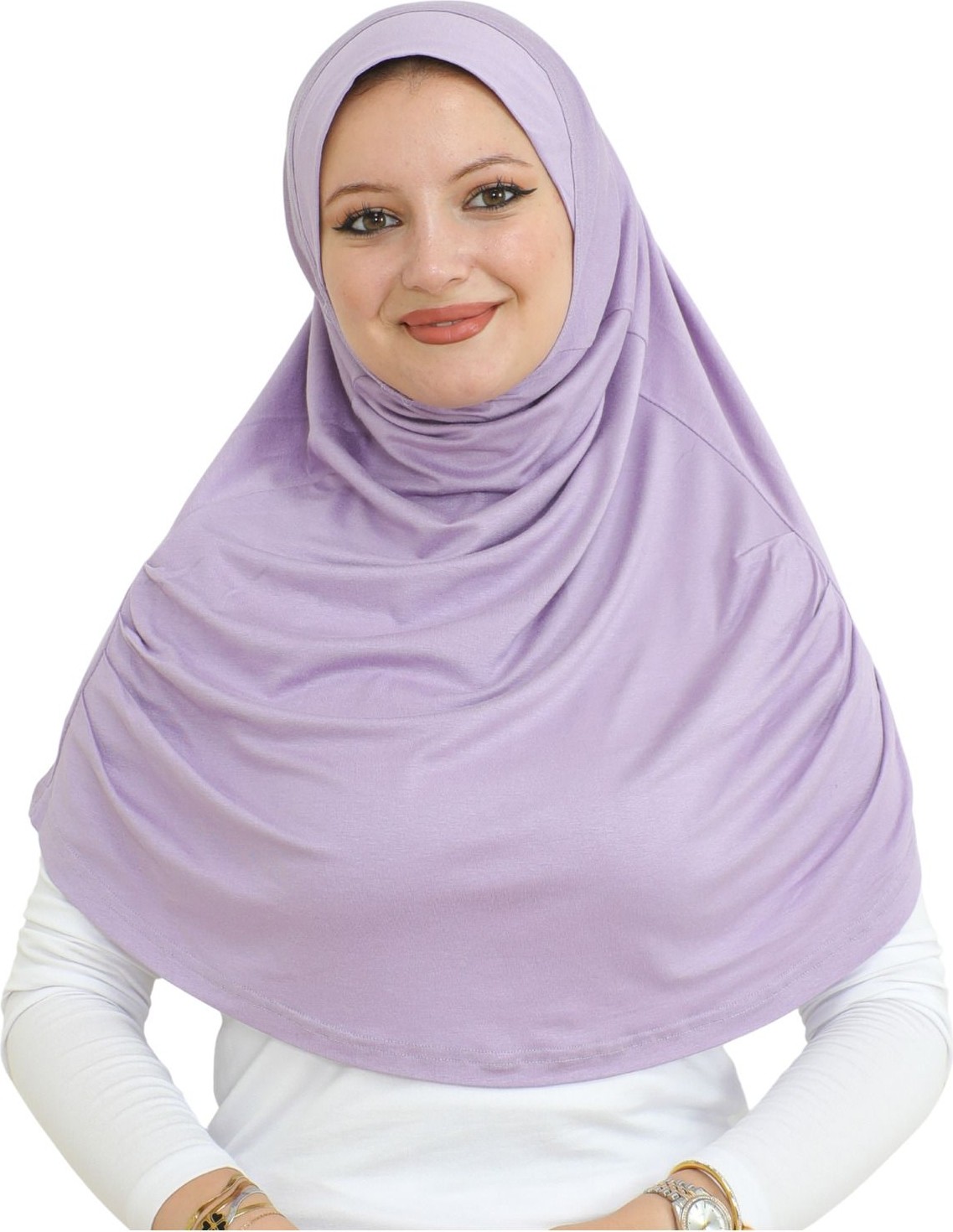Modish Group Uzun Hazır Giyim Turban Yumuşak Eşarp Islami Giyim Viskon - Açık Vizon