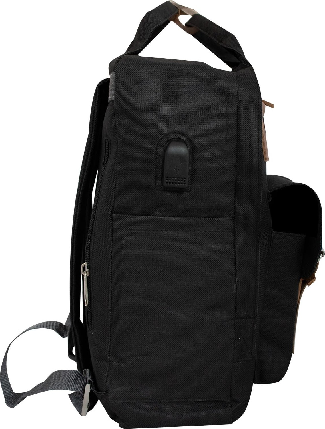 Die Grup Biggdesign Dogs USB Girişli Suya Dayanıklı 14 Inç Laptop Uyumlu Okul Sırt Çantası Siyah görsel 2