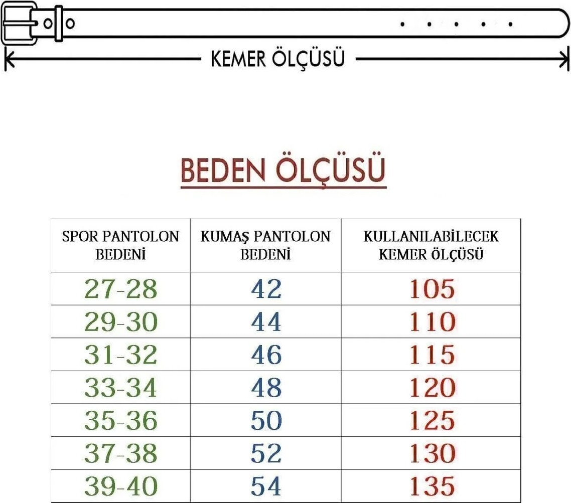 Deribond Deri Erkek Kemer Kot Pant. İçin görsel 7
