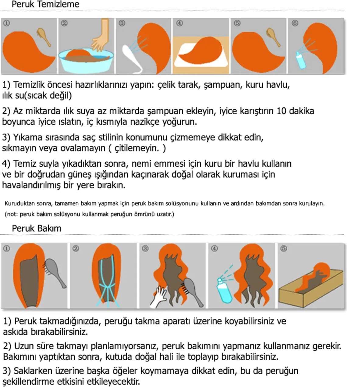 Marsilyan Bakır Kahküllü Uzun Düz Peruk görsel 4