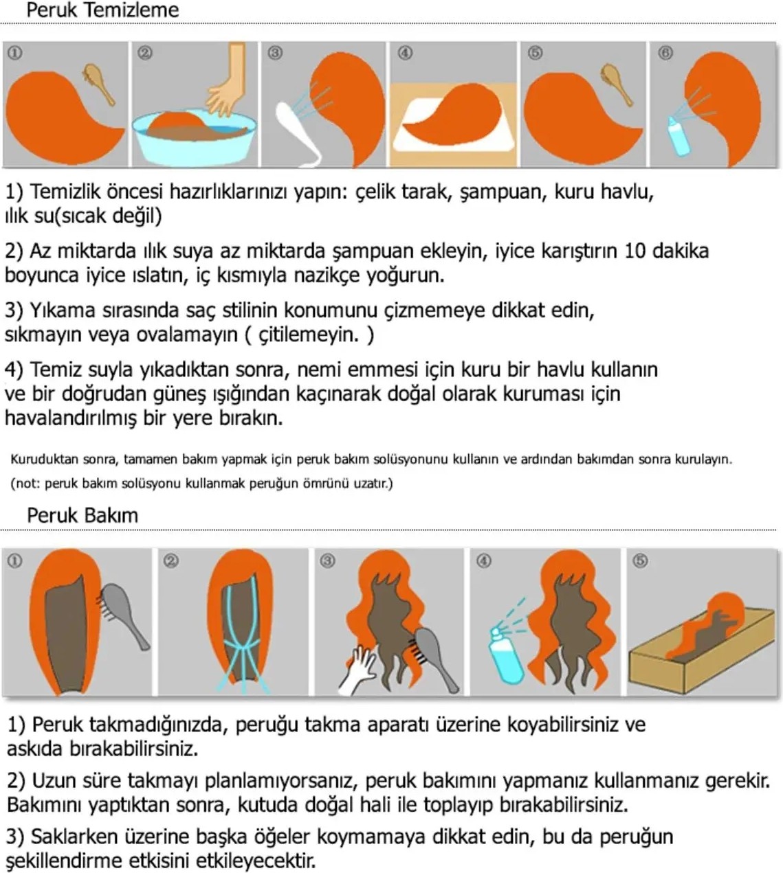 Marsilyan Bakır Kahküllü Uzun Düz Peruk görsel 4