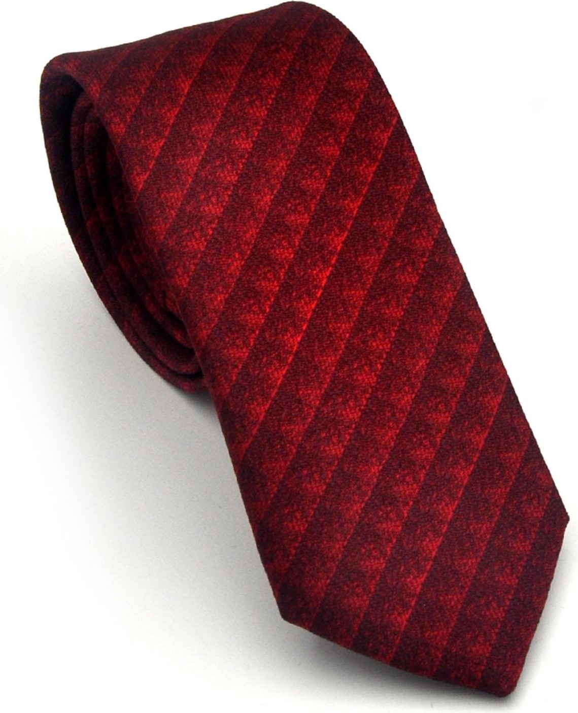 Gaffy Siyah Küp Desenli Yeşil Dokuma Kumaş Mendilli Slim Fit Kravat // SDK-2605-8