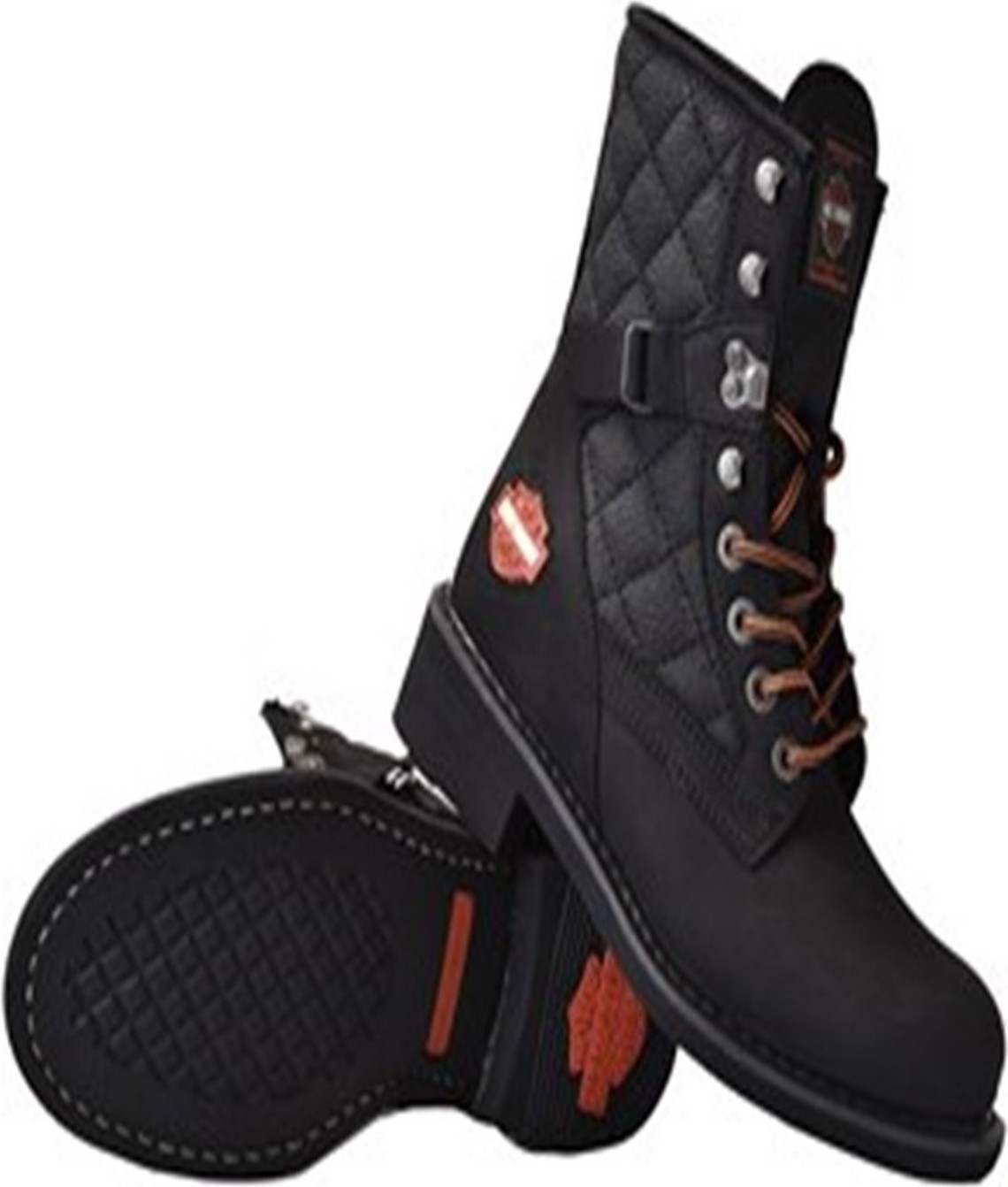 Harley Davidson 025M100031 New Worker Erkek Bot - Siyah Nubuk görsel 6
